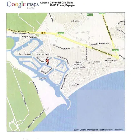 Vue Panoramique sur la Mediterrannée, appartement sur canal&proche plage Roses Esterno foto